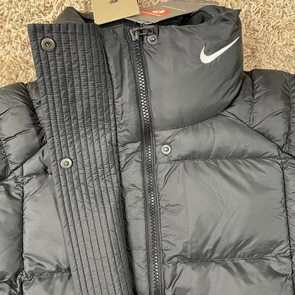 Nike Sportswear Swoosh Puffer PrimaLoft Parka Coat Jacket FB7670-010, Women's S - Picture 8 of 15